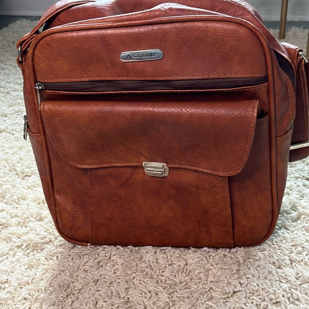 1970s Samsonite Sonara II travel shoulder bag